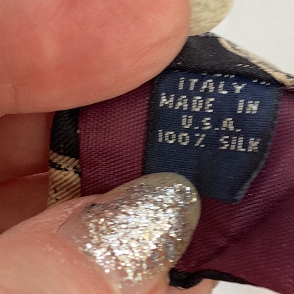 Flying Scotsman 100% Italian Silk Made in USA Bicycle Vintage Bicycle NeckTie - Picture 7 of 9